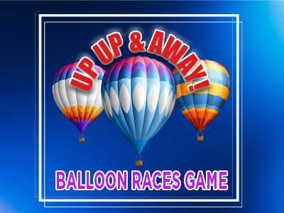 up up & away balloon races game