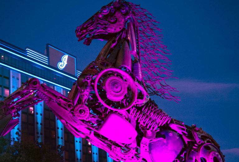 Barry Crawford, Rearing Horse, 2018