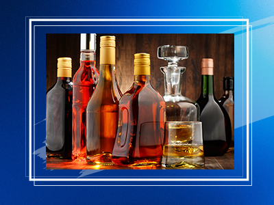 various bottles of liquor