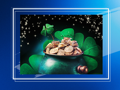 pot of gold shamrock