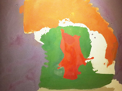 Colorful abstract painting