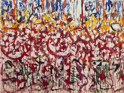 Colorful abstract painting
