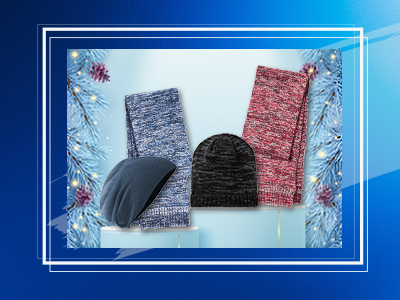 beanies and scarves
