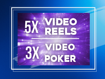 5x video reels 3x video poker
